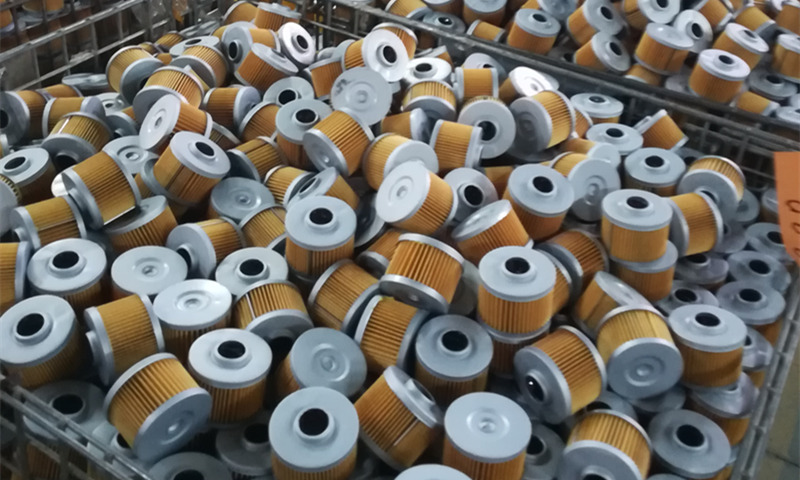Paper core for oil filters